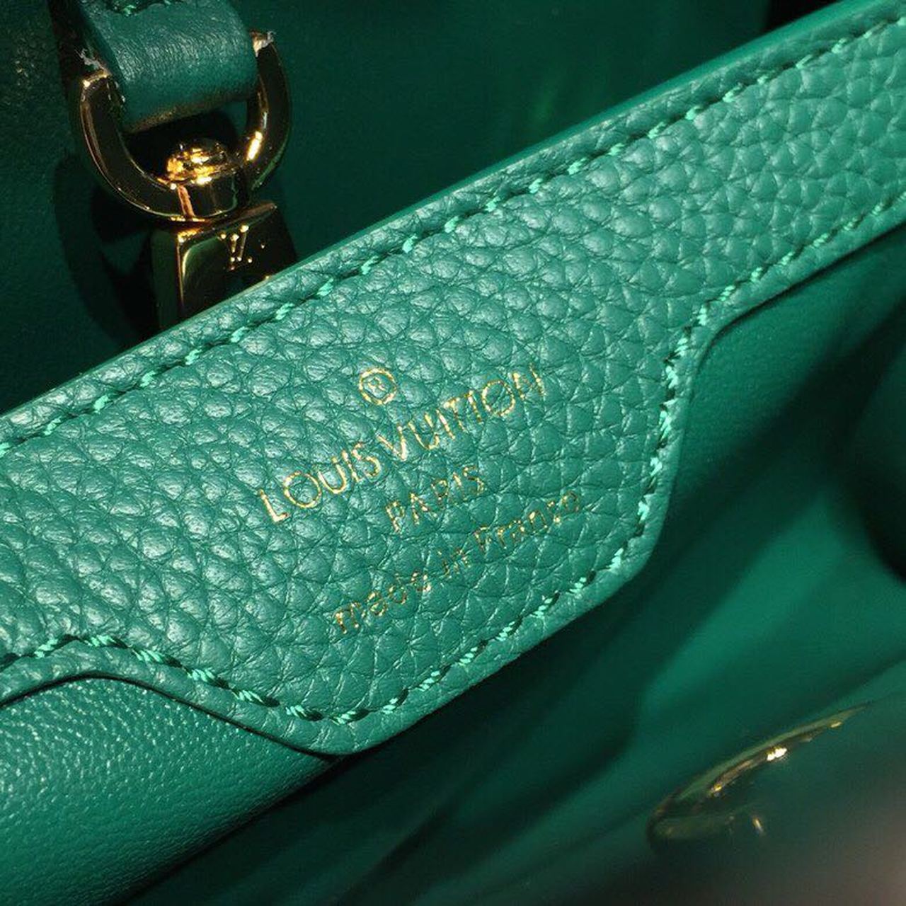 LV Capucines BB Taurillon And Python Green For Women, Shoulder And Crossbody Bags 10.6in/27cm LV