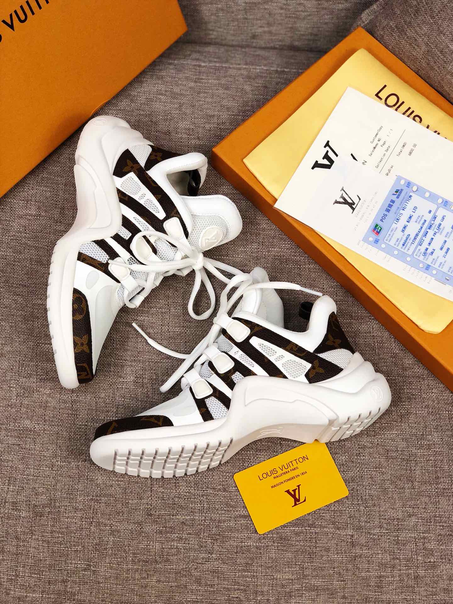 FC - LUV Archlight White Brown Sneaker